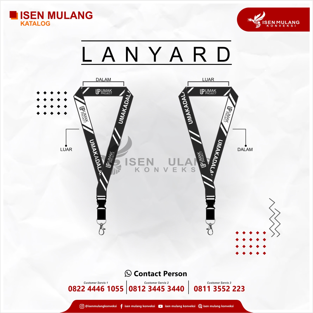 Tali Lanyard Fullset Id Card Dan Holder