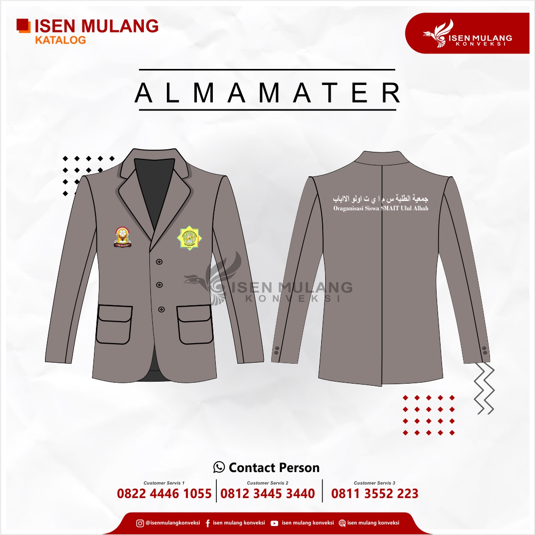 contoh model jas almamater keren 2022