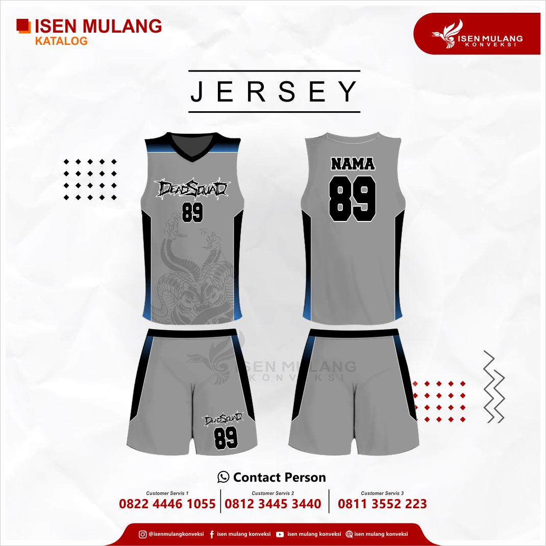 Custom Baju Jersey Basket Full Print