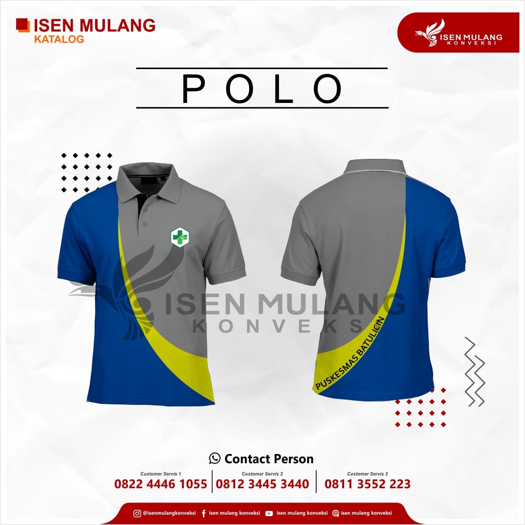 mock up Kaos Polo Shirt Berkerah