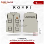 Jual Rompi Tercepat Free Desain di Balikpapan